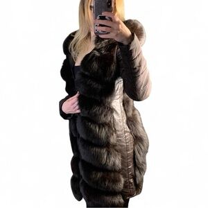 Vintage B-Unique Fur and Leather Coat